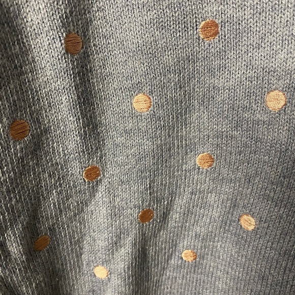 Old Navy polka dot embroidered sweater - Picture 2 of 5
